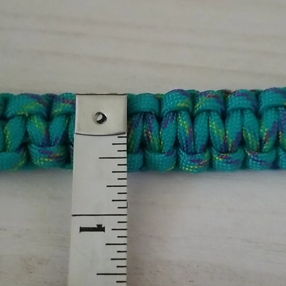 Blue Paracord Keychain